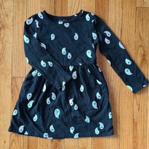 Cat & Jack Black Dress with Ghost Print